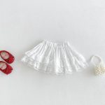 【73-100cm】トップスorスカート ベビー 刺繍 切り替え スウィート - 画像 (8)