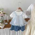 【73-100cm】セットアップ ベビー チュール トレンド - 画像 (5)