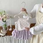 【73-100cm】セットアップ ベビー キャミソール おしゃれ - 画像 (3)