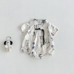 【66-90cm】ロンパース ベビー プリント トレンド - 画像 (2)