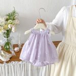 【66-90cm】ロンパース ベビー ローズ ホルターネック - 画像 (4)