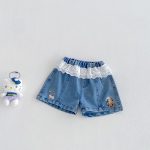 【73-100cm】トップスorショートパンツ ベビー フリル カートゥーン - 画像 (7)