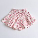 【73-120cm】ショートパンツ ベビー 薄手 フリル 合わせやすい - 画像 (8)