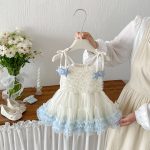 【73-100cm】ワンピース ベビー 星 チュール キャミソール - 画像 (3)