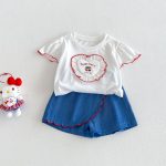 【73-120cm】トップスorショートパンツ ベビー チェリー柄 おしゃれ - 画像 (2)