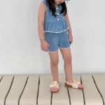 【73-120cm】セットアップ ベビー ノースリープ ファッション - 画像 (4)