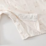 【73-90cm】ロンパース ベビー レース ラウンドネック 小花柄 - 画像 (6)