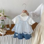 【73-100cm】セットアップ ベビー チュール トレンド - 画像 (4)