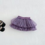 【73-100cm】トップスorスカート ベビー ノースリープ チュール - 画像 (9)