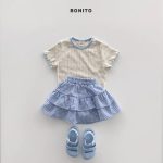 【73-120cm】半袖Ｔシャツ ベビー 柔らかい ボーダー柄 - 画像 (6)