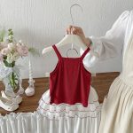 【77-100cm】セットアップ ベビー レース チュール - 画像 (5)