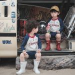【100-150cm】水着 カジュアル 長袖 セパレートスイムウェア - 画像 (2)
