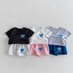 【80-130cm】半袖Ｔシャツorショートパンツ キッズ服 プリント カジュアル - 画像 (2)