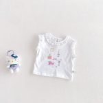 【73-100cm】トップスorショートパンツ ベビー フリル カートゥーン - 画像 (6)