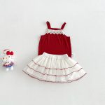 【77-100cm】セットアップ ベビー レース チュール - 画像 (3)