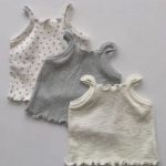 【73-100cm】キャミソールorショートパンツ ベビー フリル シンプル - 画像 (3)