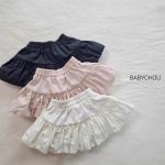 【73-120cm】スカート ベビー リボン付き フリル 無地 - 画像 (3)