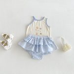 【73-100cm】セットアップ ベビー チェック柄 合わせやすい - 画像 (2)