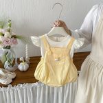 【66-90cm】セットアップ ベビー フリルスリーブ - 画像 (4)