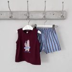 【73-120cm】セットアップ ベビー ストライプ カートゥーン - 画像 (6)