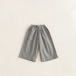 【80-120cm】ショートパンツ キッズ ストライプ カジュアル - 画像 (5)