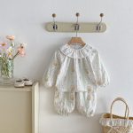 【80-130cm】ルームウェア 女の子 折り襟 かわいい - 画像 (9)