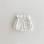 【73-100cm】ショートパンツ ベビー バルーンパンツ 無地 シンプル - 画像 (7)