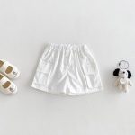 【73-100cm】トップスorショートパンツ ベビー チェック柄 薄手 - 画像 (9)