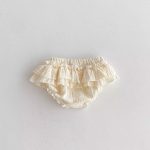 【73-100cm】ショートパンツ ベビー 無地 フリル おしゃれ - 画像 (7)