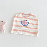 【73-110cm】トップスorパンツ ベビー プリント フルーツ - 画像 (10)