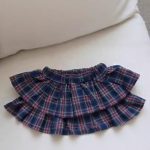 【73-110cm】ショートパンツ 女の子 チェック柄 フリル - 画像 (8)