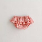 【73-100cm】ショートパンツ ベビー 無地 フリル おしゃれ - 画像 (8)