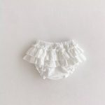 【73-100cm】ショートパンツ ベビー 無地 フリル おしゃれ - 画像 (9)