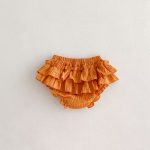 【73-100cm】ショートパンツ ベビー 無地 フリル おしゃれ - 画像 (10)