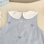 【73-120cm】ワンピース ベビー ストライプ ノースリーブ - 画像 (11)