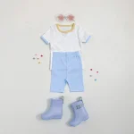 【73-100cm】セットアップ ベビー 韓国風 バイカラー - 画像 (9)