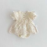 【66-90cm】ロンパース ベビー レース プリンセス - 画像 (6)