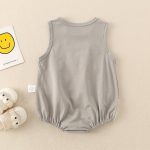 【66-90cm】ロンパース ベビー カラーバリ ノースリーブ - 画像 (6)