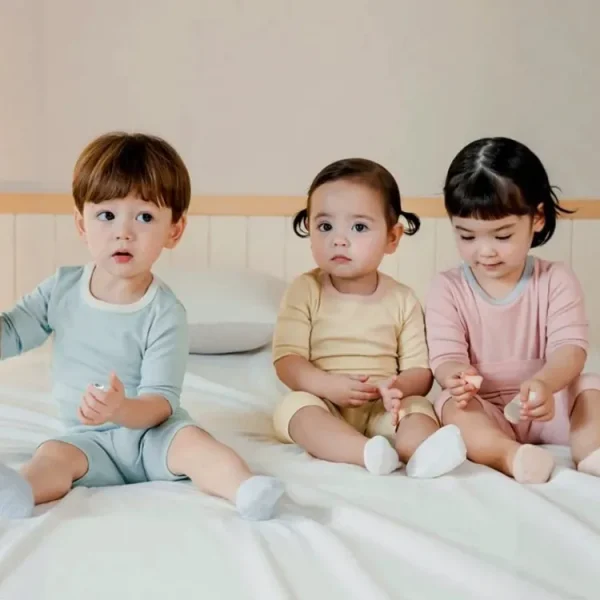 【66-90cm】ルームウェア ベビー カラフル カジュアル