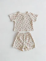 【66-100cm】セットアップ ベビー 小花柄ORレモンワッフル - 画像 (40)