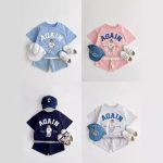 【73-120cm】セットアップ ベビー AGAIN ベア スポーツ - 画像 (7)