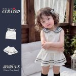 【73-100cm】セットアップ ベビー セーラー ノースリーブ - 画像 (4)