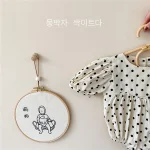 【66-90cm】ロンパース ベビー 韓国風 パフスリーブ ドット - 画像 (20)