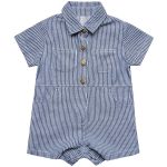 【66-100cm】ロンパース ベビー ストライプ 半袖 オーバーオール - 画像 (9)