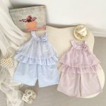 【73-120cm】セットアップ 女の子 ローズ メッシュ - 画像 (5)
