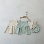 【66-100cm】ロンパース ベビーチェック セットアップ - 画像 (29)