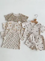 【66-100cm】セットアップ ベビー 小花柄ORレモンワッフル - 画像 (25)