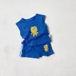 【73-100cm】セットアップ ベビー 熊柄 プリント - 画像 (5)