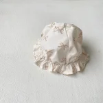 【66-100cm】ロンパース ベビー ハット付き リボン プリント キャミ - 画像 (9)