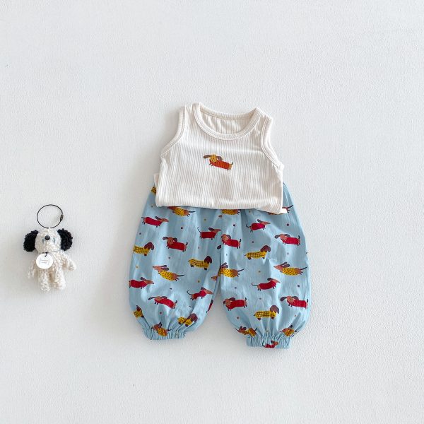 【73-100cm】セットアップ ベビー カートゥーン カジュアル